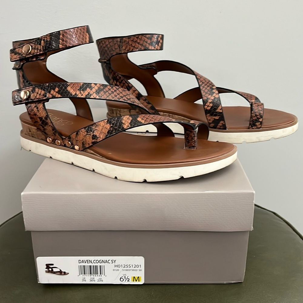 Franco Sarto, gladiator style sandal, size 6.5